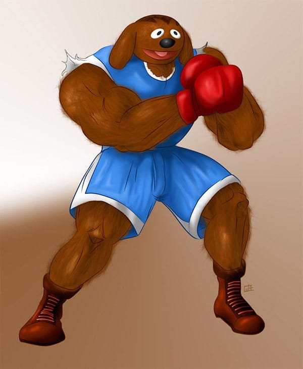 sesame street fighter rowlf