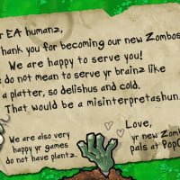 ea buys popcap zombies letter to ea