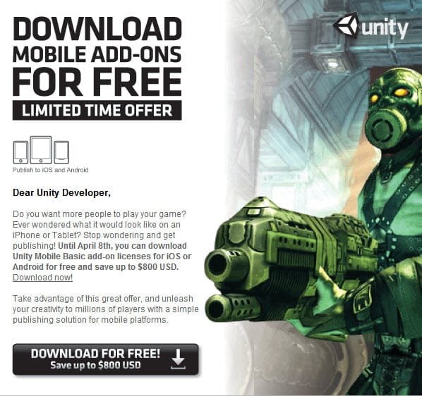 unity android andios add on 001