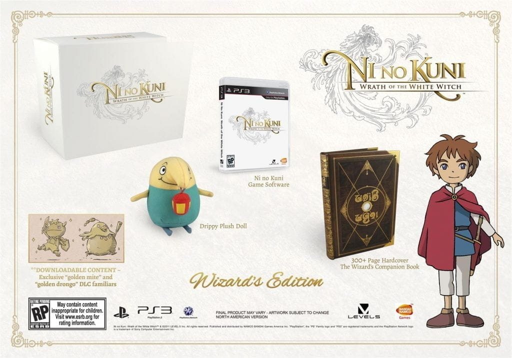 ni no kuni wizards edition contents large
