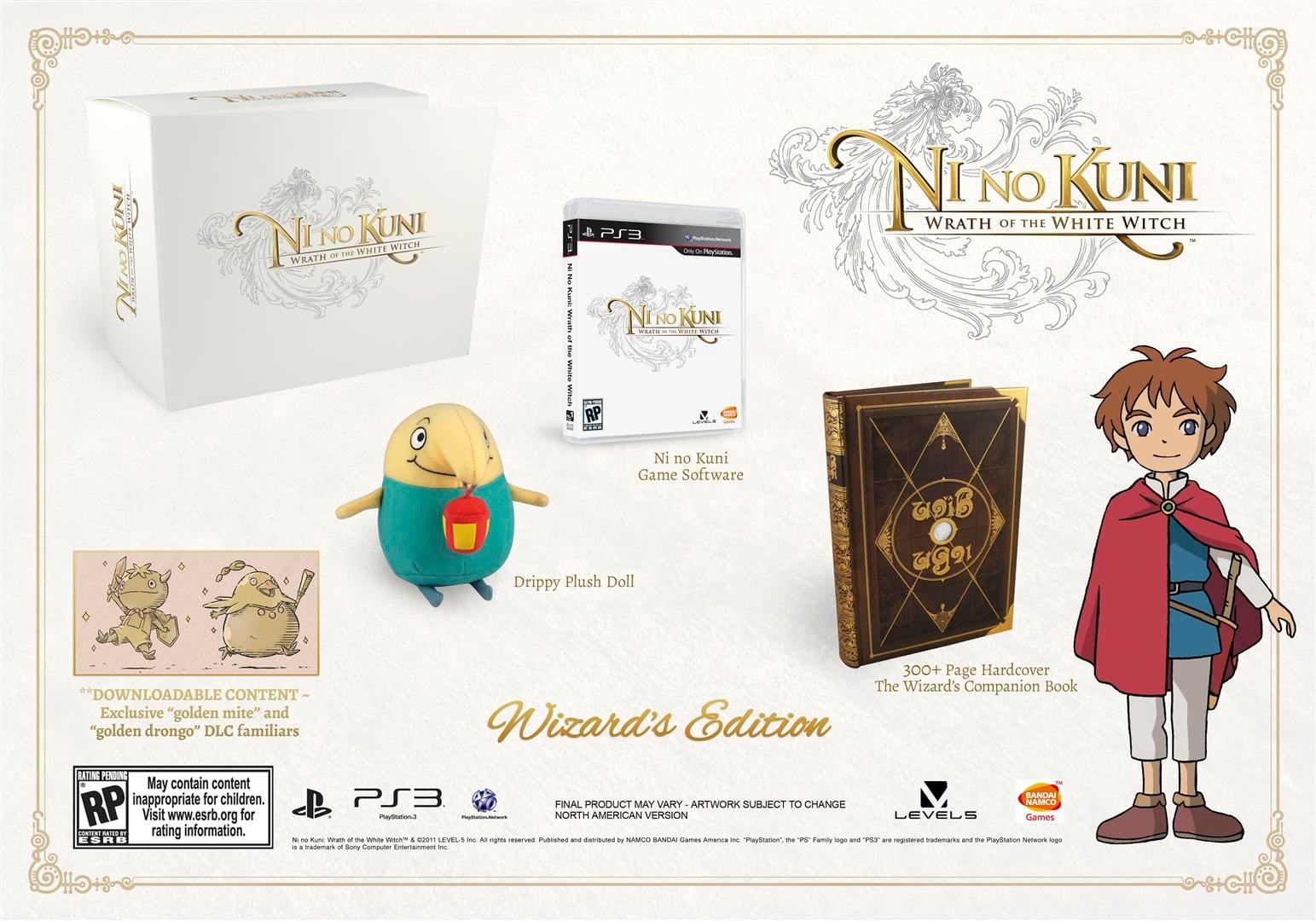 ni no kuni wizards edition contents large