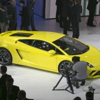 lamborghini at 2012 paris motor show group night paris 1