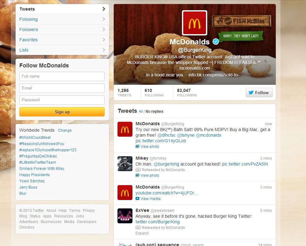 burger king twitter account got hacked 001