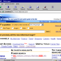 altavista in 1999