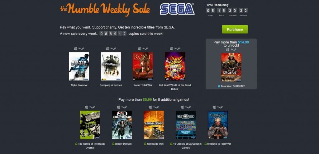 Humble Bundle / Sega