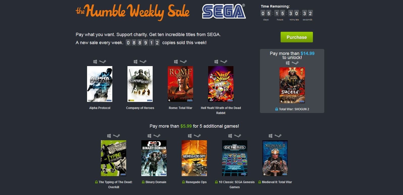 Humble Bundle / Sega