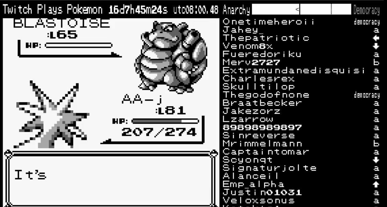 Twitch Plays Pokémon - Last Battle