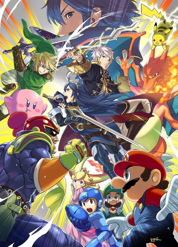 Super Smash Bros. 4: Robin, Lucina, Captain Falco