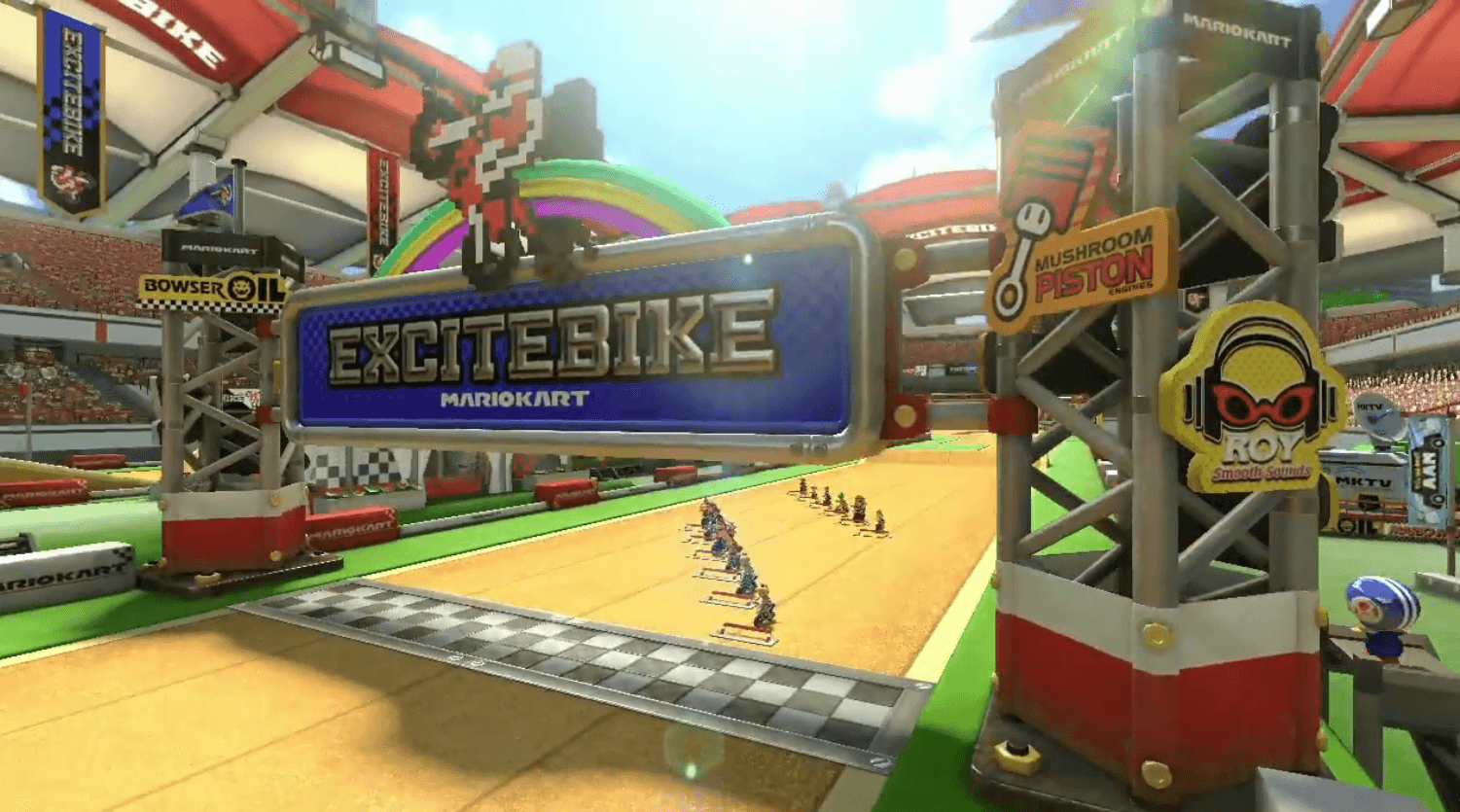 Mario Kart 8 DLC: Excitebike Arena