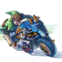 Mario Kart 8 - Link - Master Cycle