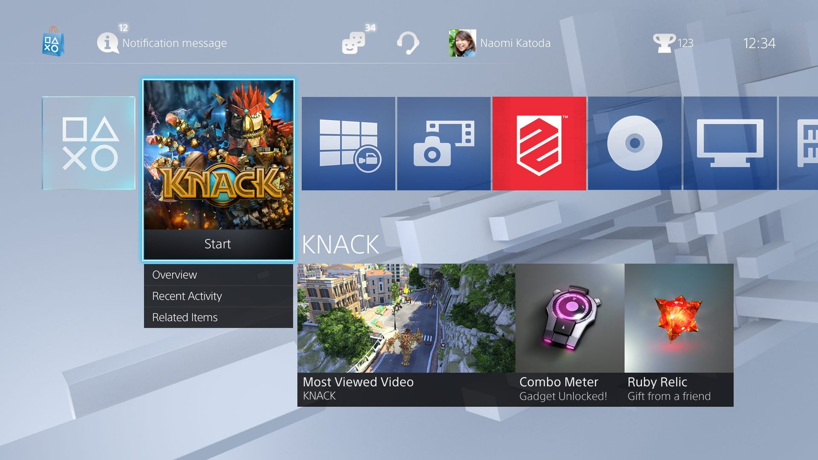 PS4 Theme: Rectangle (bottom)