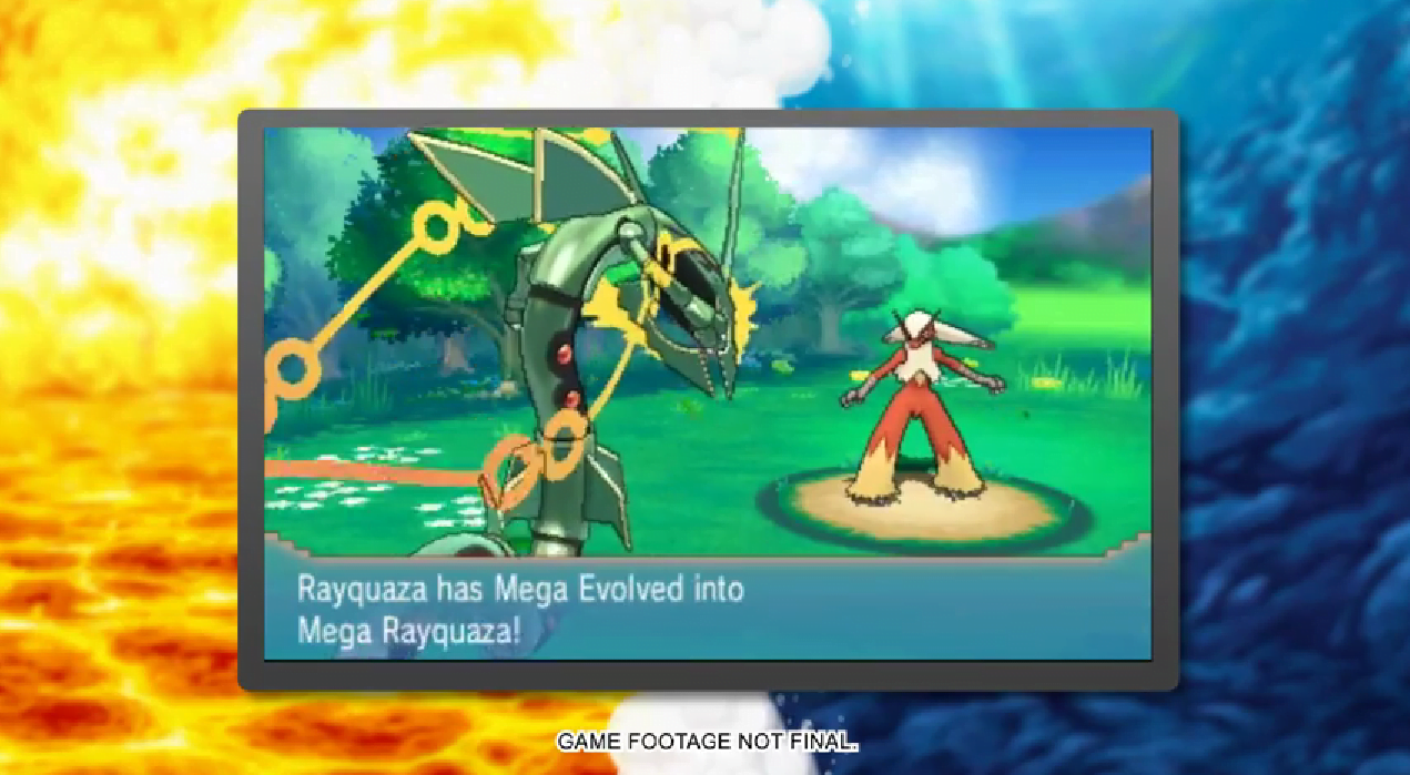 Mega Rayquaza / Pokémon Omega Ruby & Pokémon Alpha Sapphire