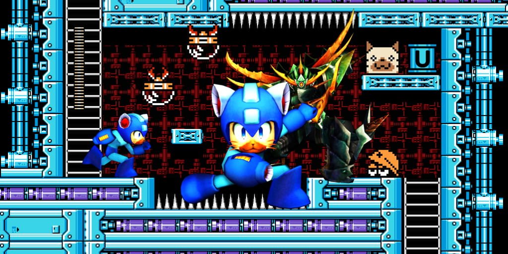 Monster Hunter 4 Ultimate - Versión Palico de Mega Man
