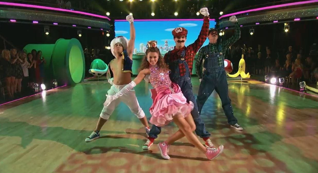 ABC's Dancing with the Stars - Sadie Robertson & Mark Ballas' Super Mario Bros. Freestyle Dance