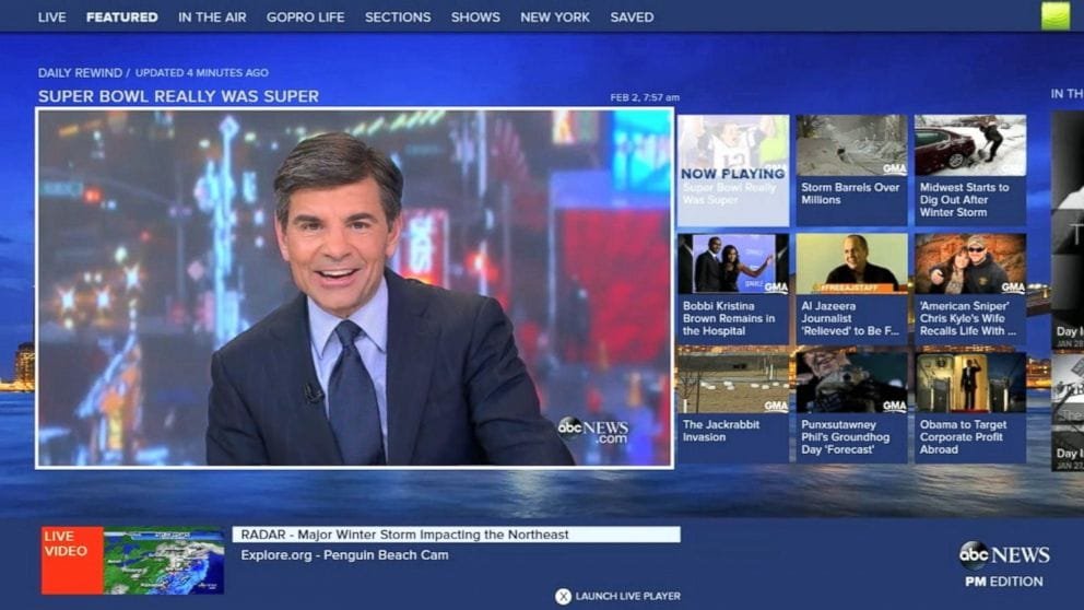 ABC News app on Xbox One