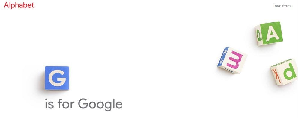 Google evolves into Alphabet