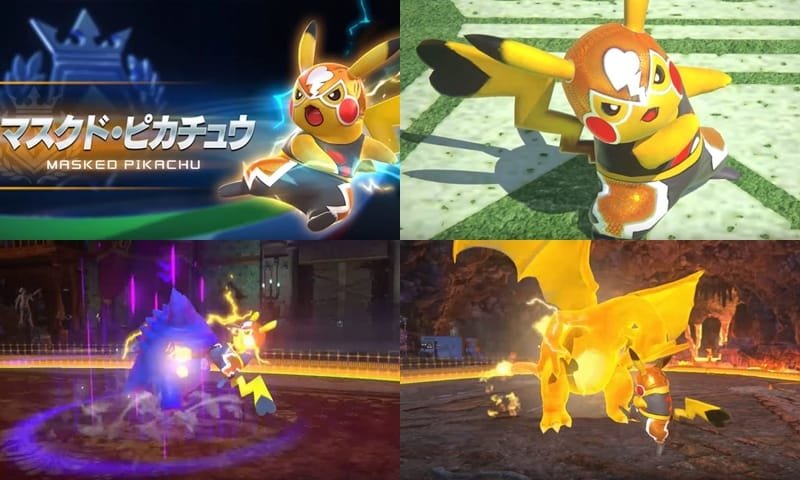 pokken tournament pikachu libre aka masked pikachu 005