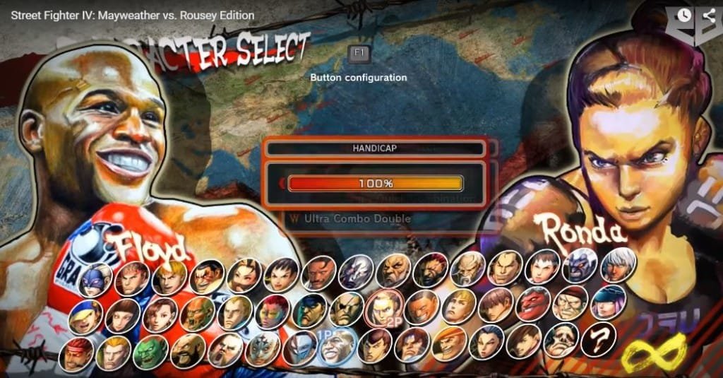 Ronda Rousey derrota a Floyd Mayweather en Street Fighter IV
