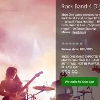 Nueva búsqueda en Xbox.com revela el DLC de Rock Band 4