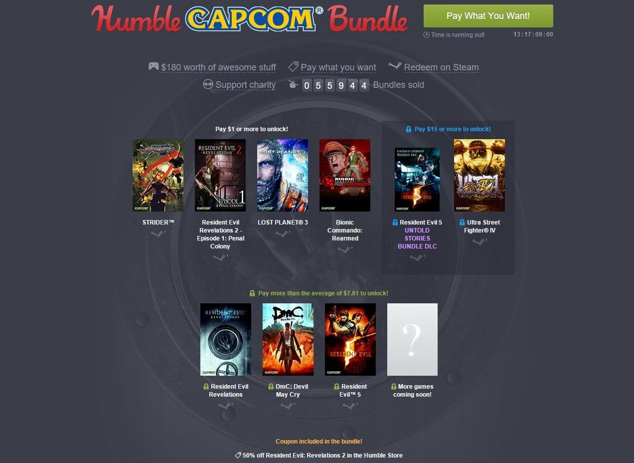 Rebajas de juegos vía Steam y Humble Bundle que empiezan hoy