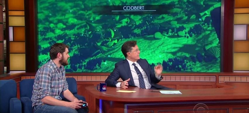 No release date for No Man's Sky, but Colbert plays it to conquer worlds anyway