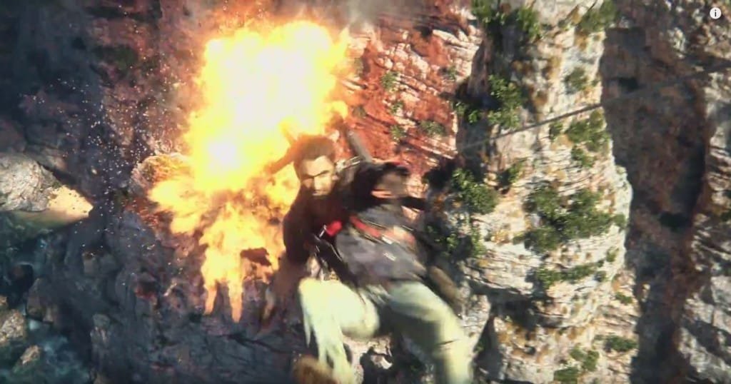 Just Cause 3's newest action trailer featuring music from British band Kasabian