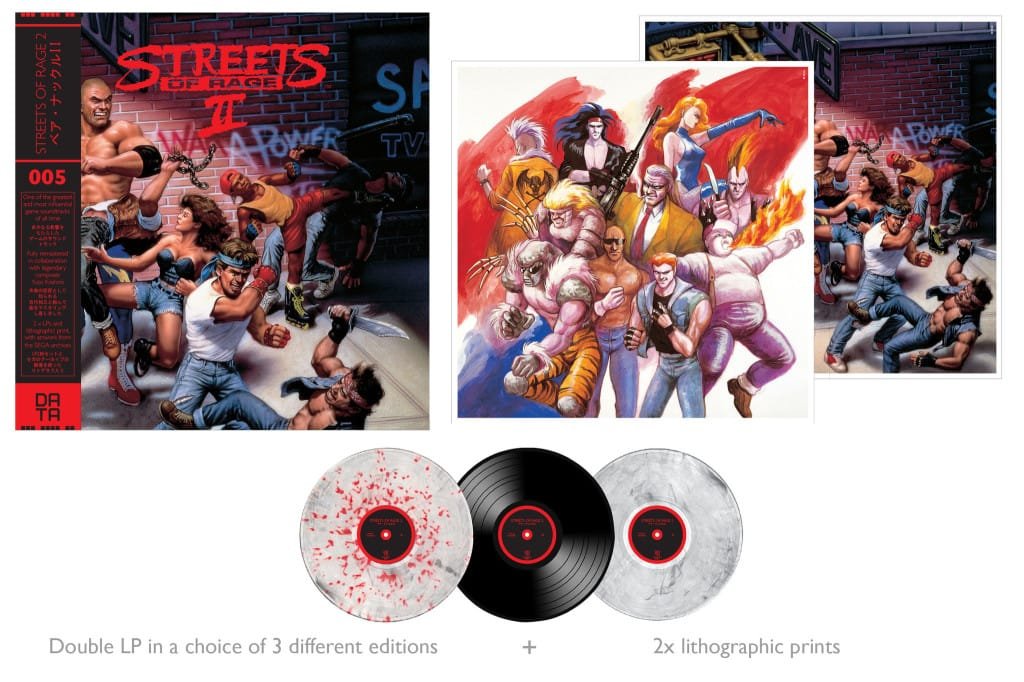 La compañía discográfica Data Discs lanzará la banda sonora de Streets of Rage 2 en vinilo
