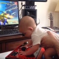 Six-month-old baby beats Birdie's Story Mode in Street Fighter V