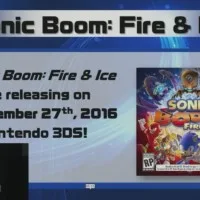 Sonic Boom: Fire & Ice for the 3DS will debut in September