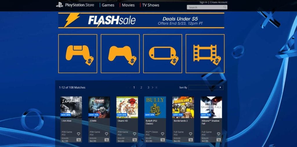 Games under $5 on sale at the PlayStation Store this weekend