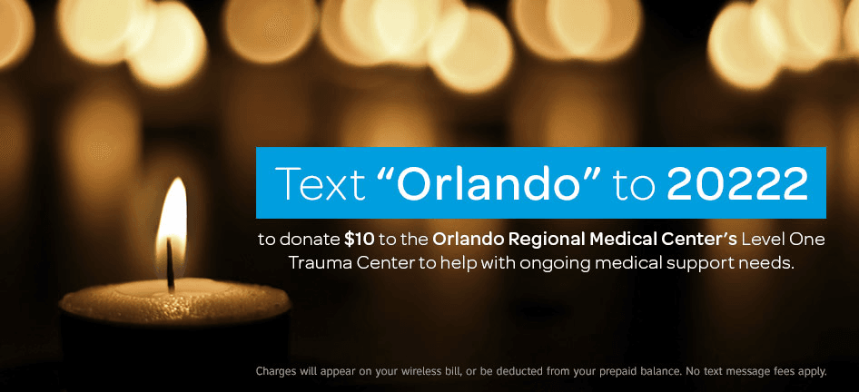 AT&T sets up text donation service after Orlando tragedy