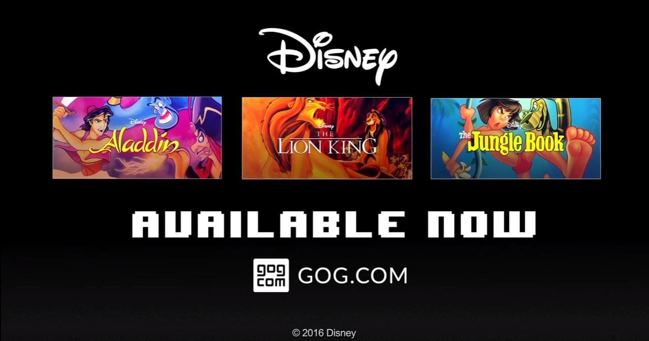Tres juegos 16-bit clásicos de Disney llegan a GOG