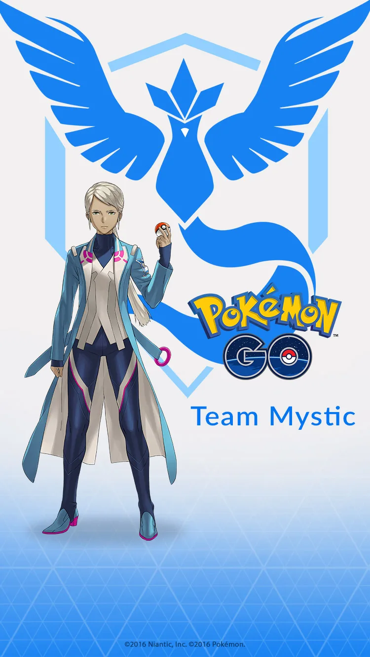 Pokémon GO Team Mystic Wallpaper