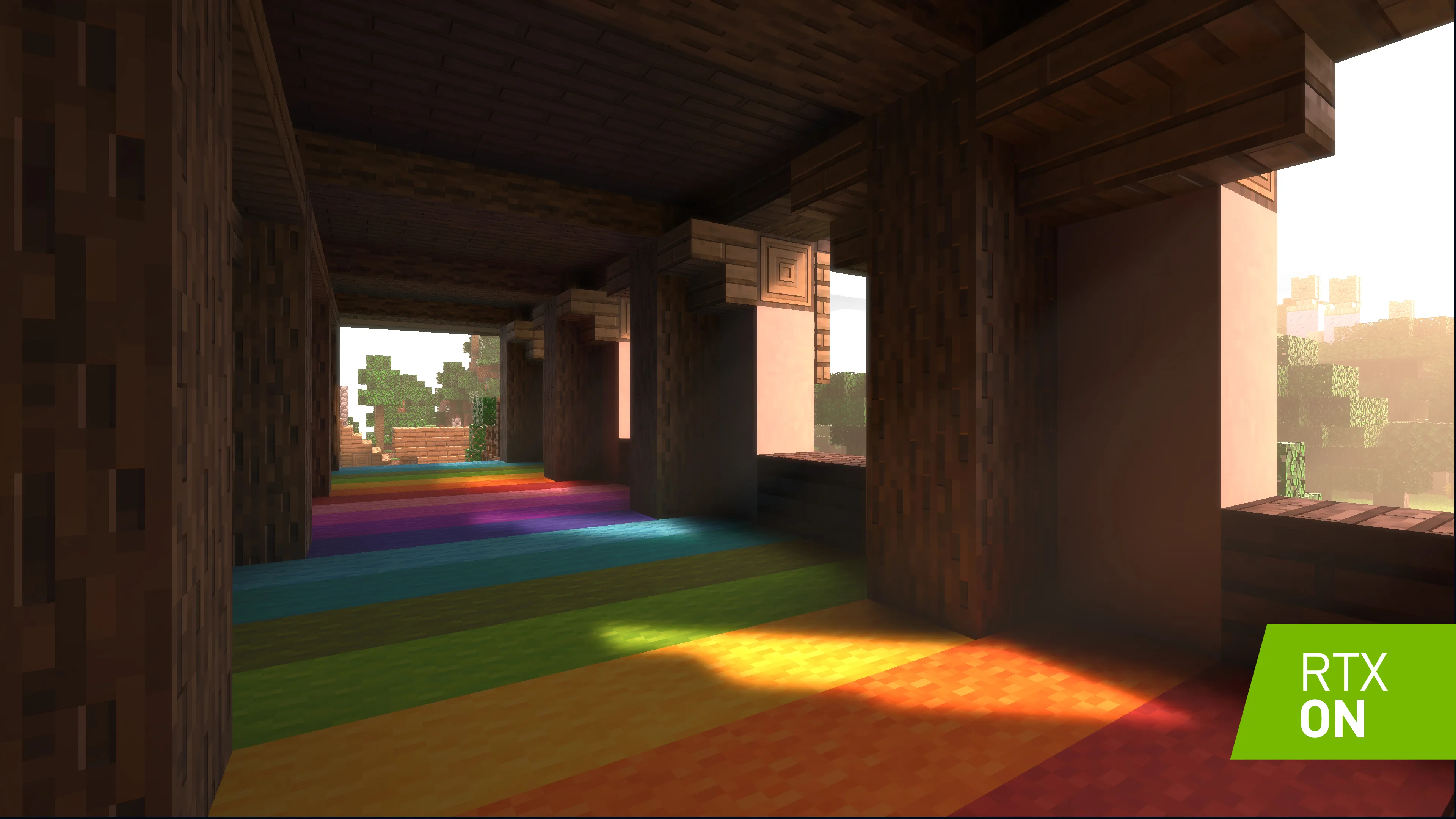 Minecraft RTX DXR Ray Tracing On