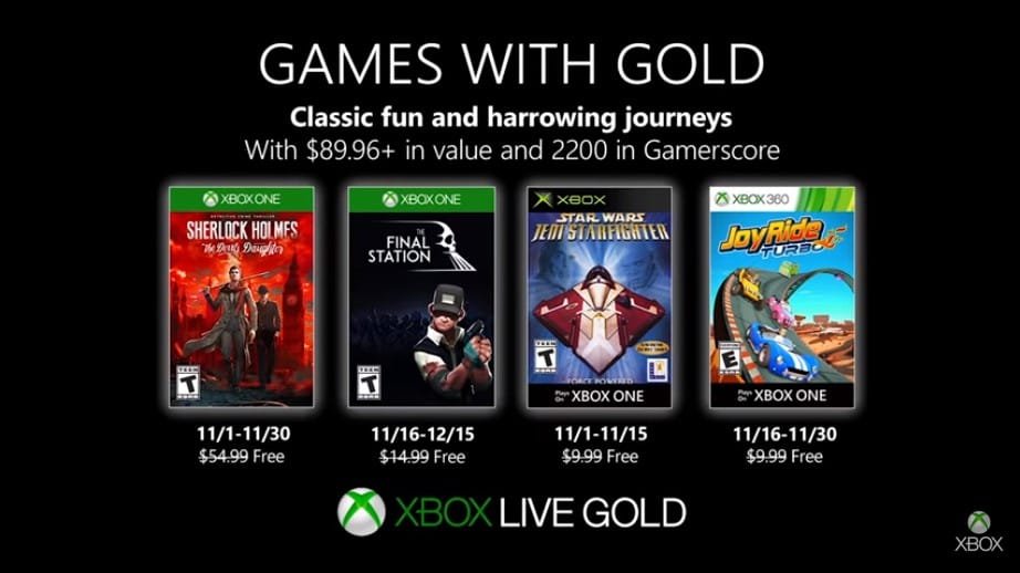 Games with Gold - Noviembre 2019