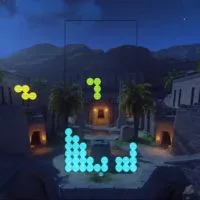 Un mod de Tetris del usuario Florens para Overwatch Workshop
