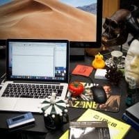 Kojima's desk