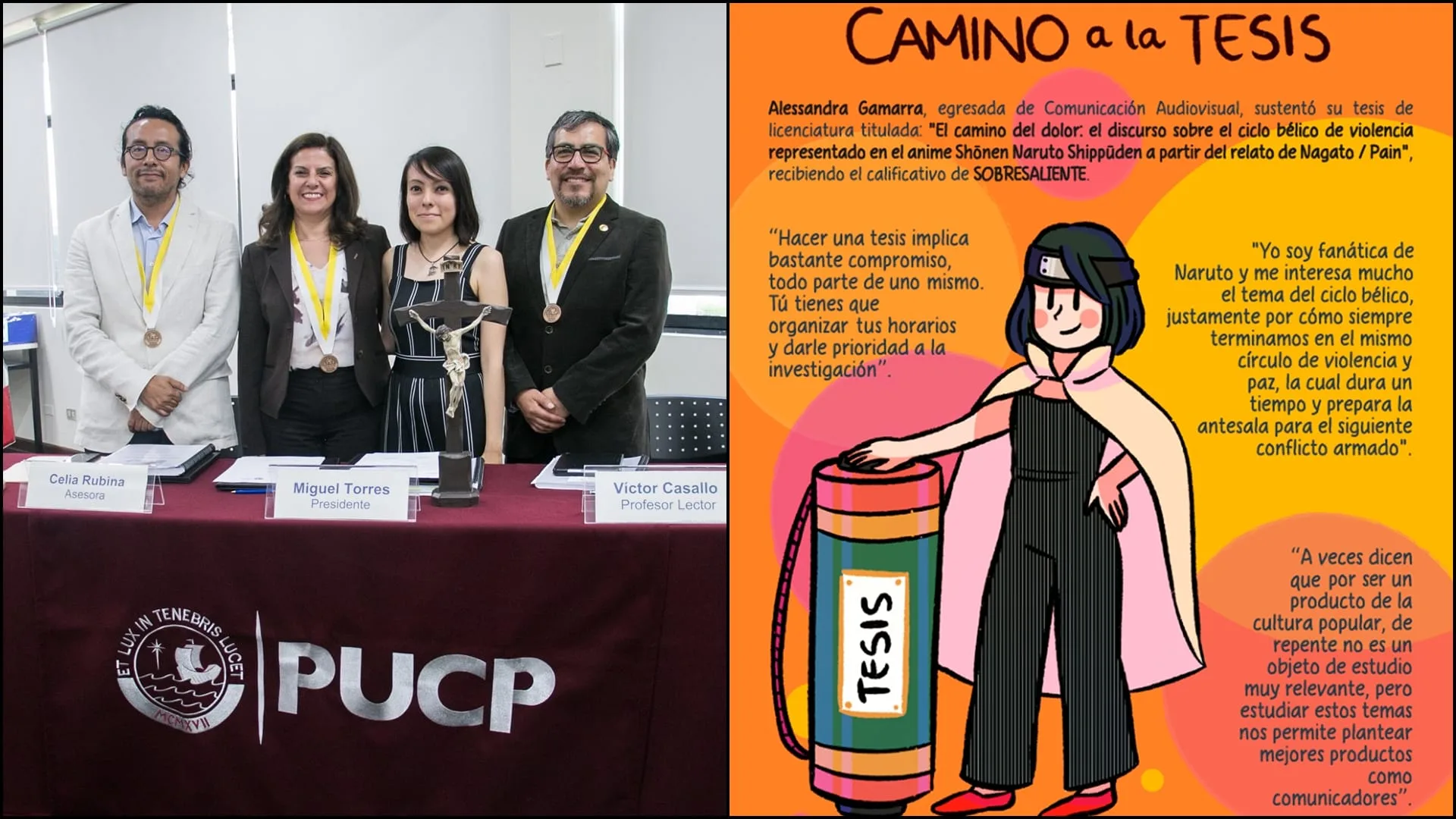 Alessandra Tatiana Gamarra Stagnaro - PUCP - Thesis: El camino del dolor / The Path of Pain