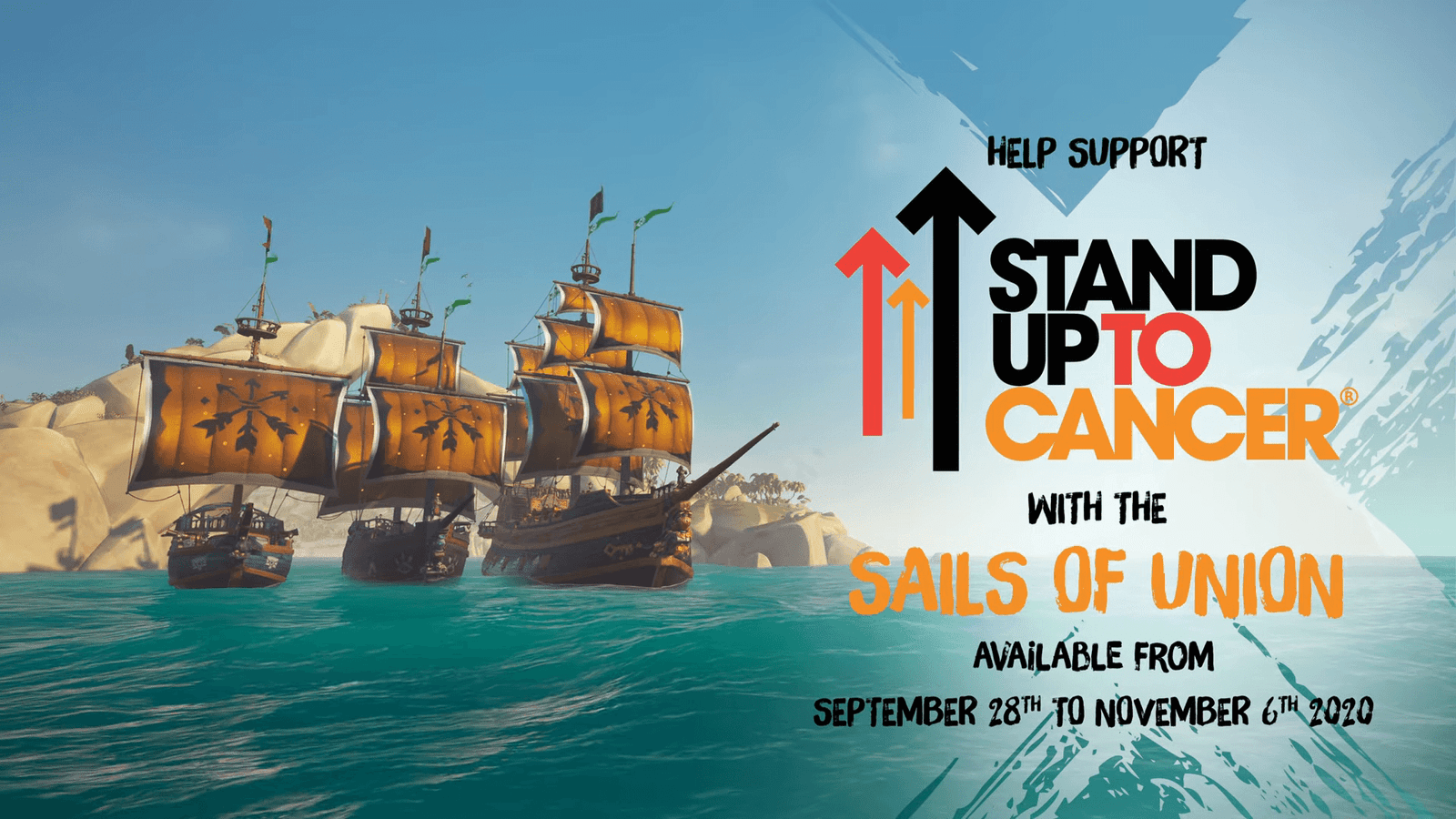Sea of Thieves (Xbox Game Studios) | Sails of Union | Stand Up To Cancer