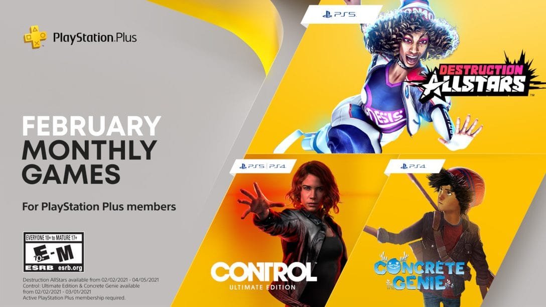 PS Plus February 2021