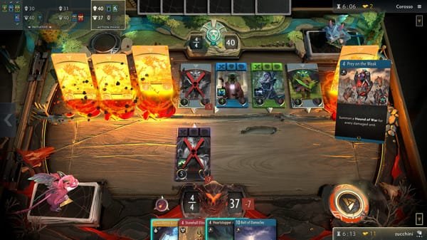 Juego de cartas Artifact