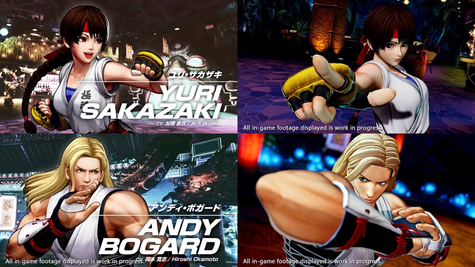 Yiru Sakazaki | Andy Bogart | The King of Fighters XV