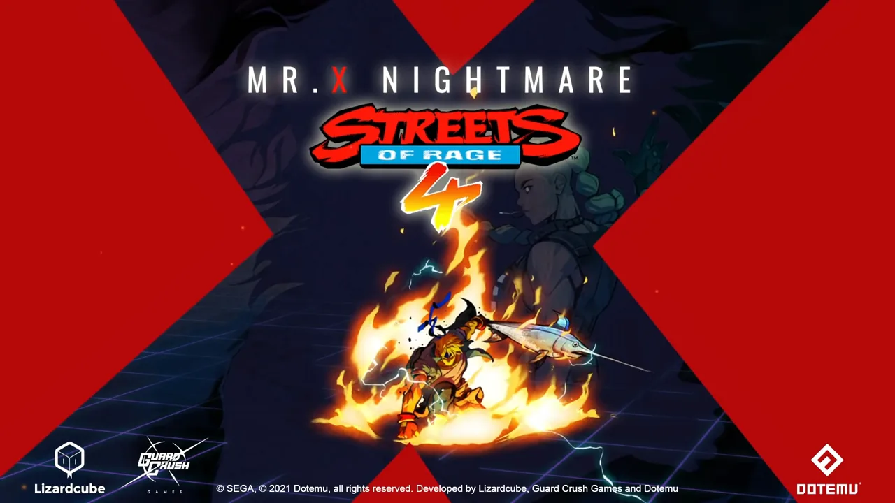 Streets of Rage 4 Mr. X Nightmare DLC