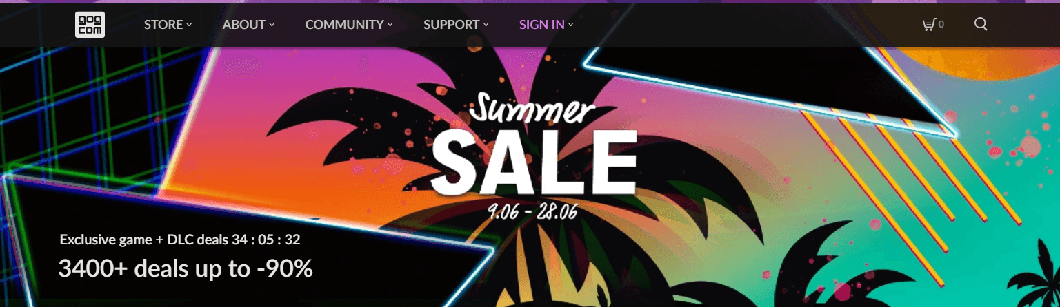 GOG Summer Sale 2021