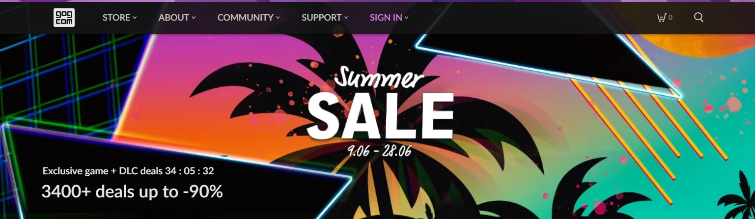 GOG Summer Sale 2021