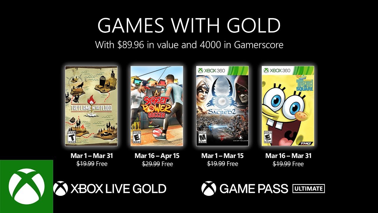 Títulos de Xbox Games with Gold de febrero 2022