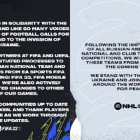 EA Sports FIFA | UEFA | EA Sports NHL | IIHL | Ukraine | Russia | Belarus