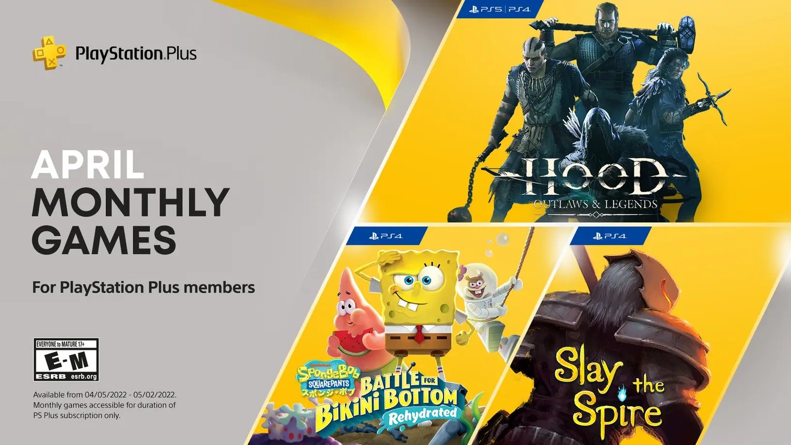 PlayStation Plus April 2022