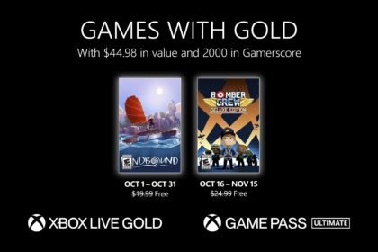 Xbox Games with Gold October 2022