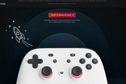 Herramienta de soporte Bluetooth del controlador de Google Stadia